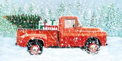 Christmas tree truck