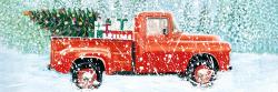 Christmas tree truck