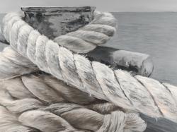 Twisted boat rope