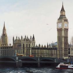 Big ben clock elizabeth tower in london