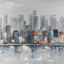 Abstract city skyline