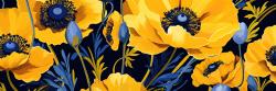 Yellow and blue
