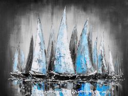 Voiliers bleus 