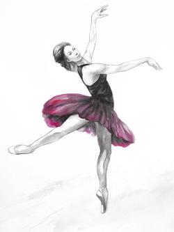 Small pink ballerina