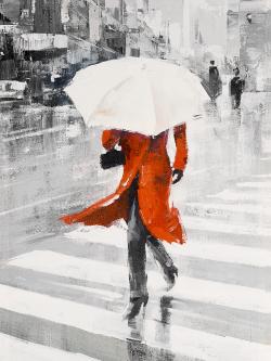 Jour pluvieux dans la ville