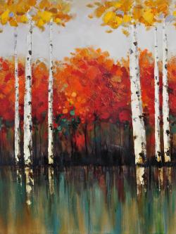 Bouleaux en automne
