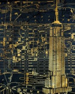 Gold city blue print