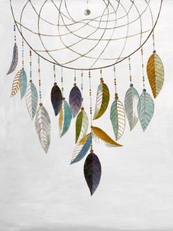Dreamcatcher with feathers