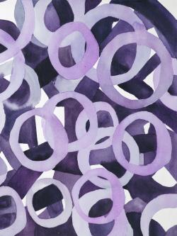 Abstract purple rings