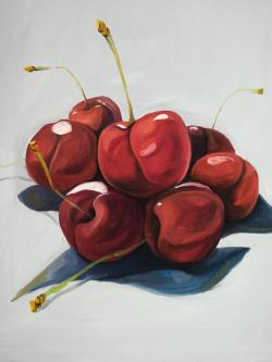Pile of cherries
