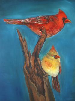 Birds on a branch