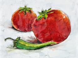 Tomatoes with jalapeño