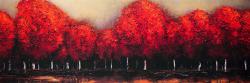 Red dark trees
