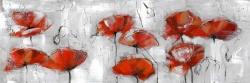 Abstract poppies