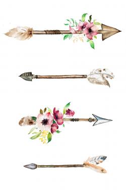Arrowheads and flowers