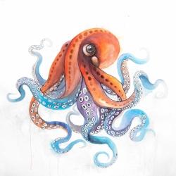 Funny colorful octopus
