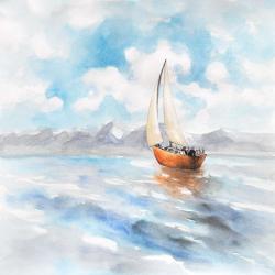 Sailboat landscape