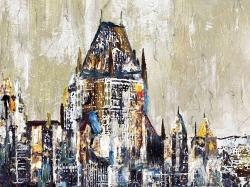 Château frontenac abstrait