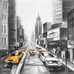 Yellow taxis in new york