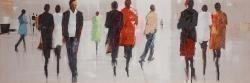  silhouettes in the street