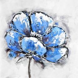Abstract blue petals