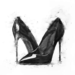 Chaussures noires à talons hauts