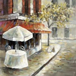 Rue déserte et ensoleillée
