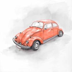 Beetle vintage rouge