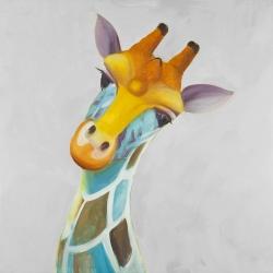 Colorful giraffe