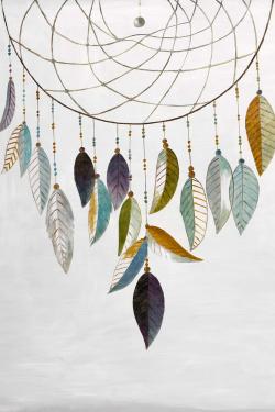 Dreamcatcher with feathers
