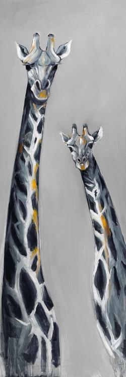 Girafes bleu acier