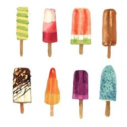 Iced lollipop
