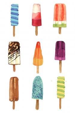 Iced lollipop