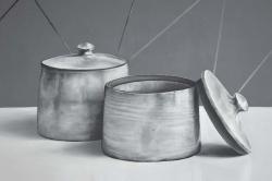 Old pot with lid