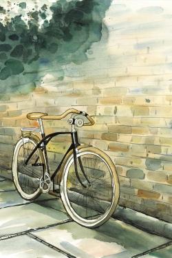 Vieille bicyclette urbaine