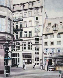 Scène de rue en allemagne