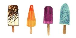 Iced lollipop