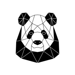 Geometric panda