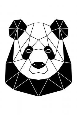 Panda géométrique