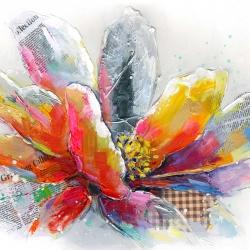 Abstract flower with texture