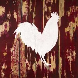 Silhouette d'un coq