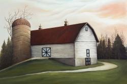 White barn