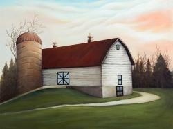 White barn