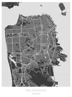 Plan graphique de san francisco