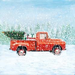 Christmas tree truck