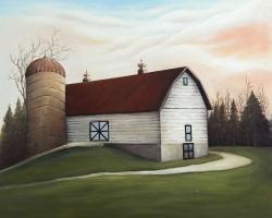 White barn