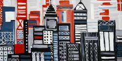 Geometric urban landscape