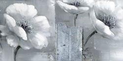 Gray & white flowers