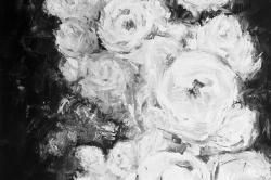 Monochrome rose garden