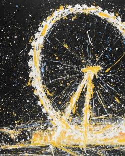 Abstract london eye